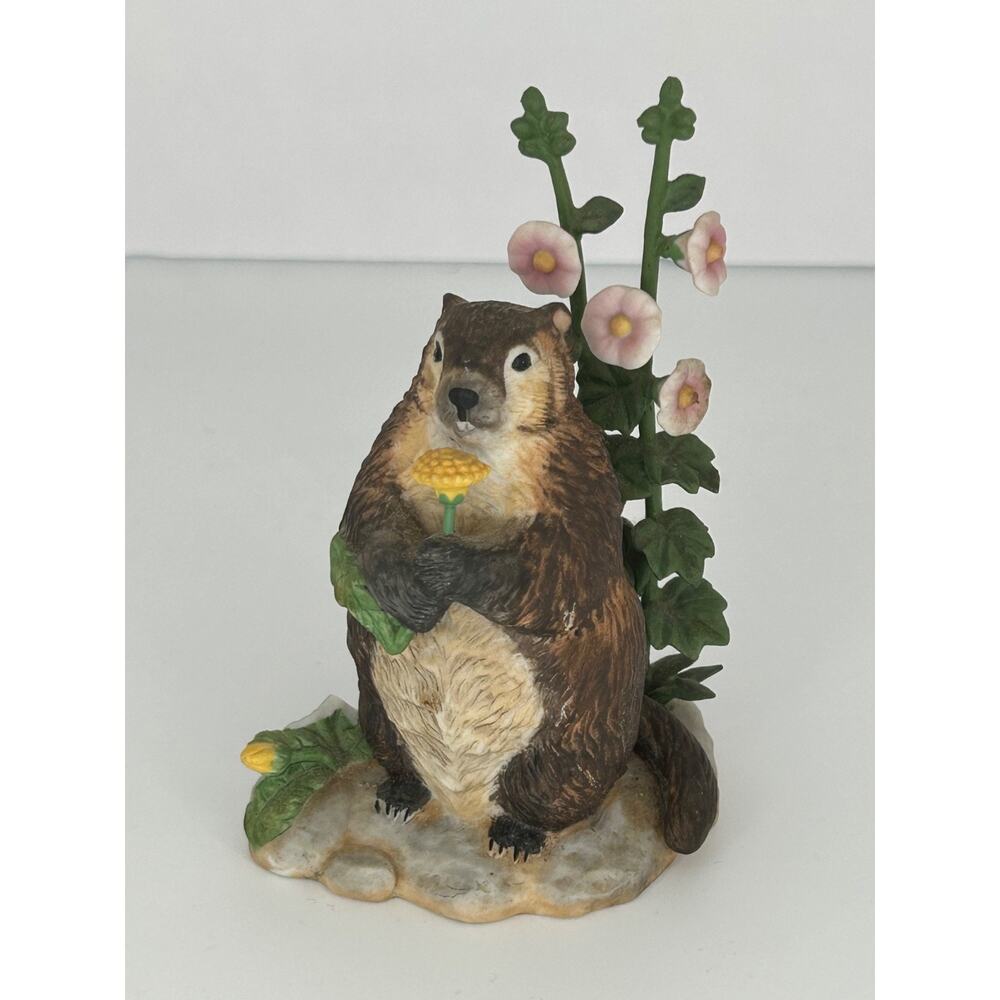 Groundhog Figurine By Lenox Porcelain 5'' Tall